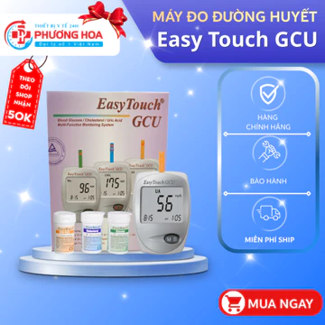 Bộ Máy Đo Đường Huyết Gout - Axit Uric Easytouch GCU - Dòng Máy Cao Cấp