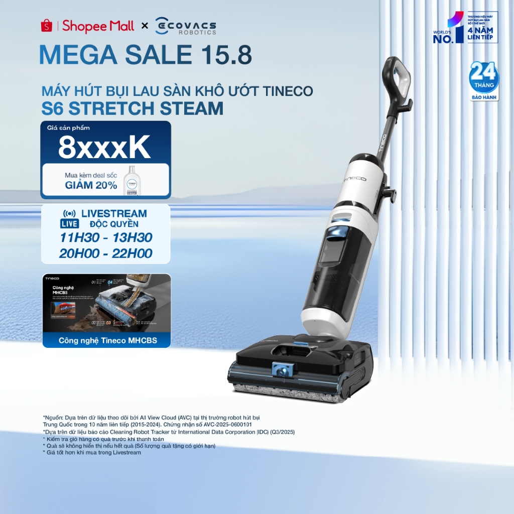Tineco Floor One S6 Stretch Steam