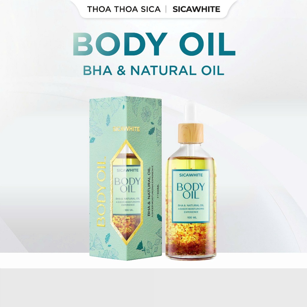 BODY OIL Sica hỗ trợ dưỡng ẩm, Dưỡng Body Da