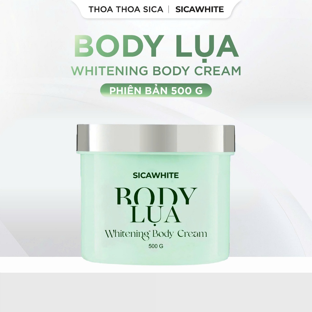 Kem Sica White, Body Lụa 500gr - hỗ trợ dưỡng da
