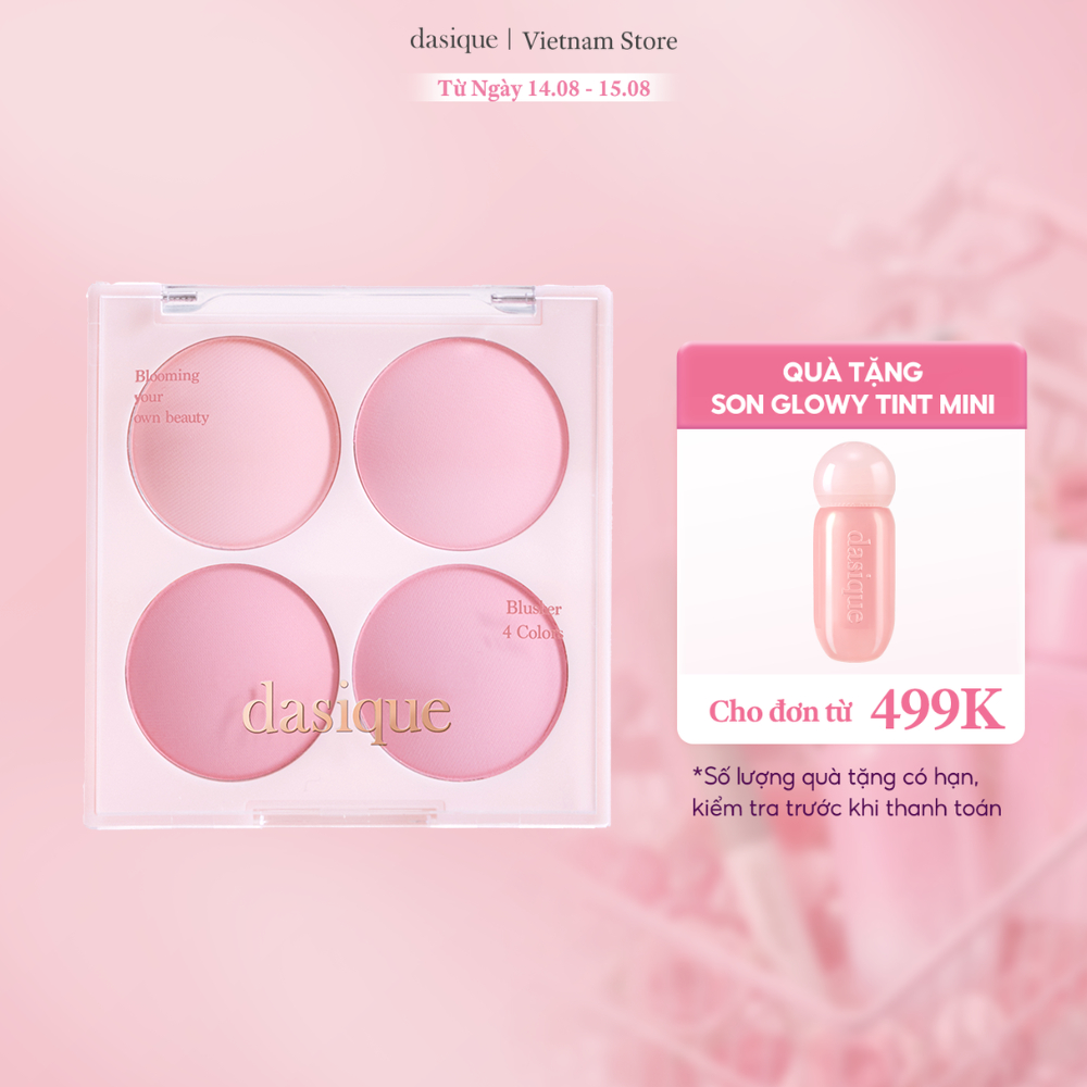 Phấn má 4 ô Dasique Mini Blending Mood Cheek 5.2g