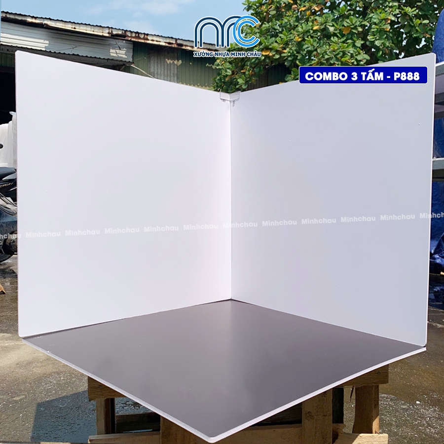 Phông nền chụp ảnh, Background chụp ảnh sản phẩm, Fomex dày 5mm kích thước 50x50cm - Tặng góc nối | BigBuy360 - bigbuy360.vn