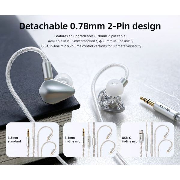 [NC] Tai Nghe KEFINE LORIC | NGHE TẠP | Tai Nghe In-ear | Có Mic | BigBuy360 - bigbuy360.vn