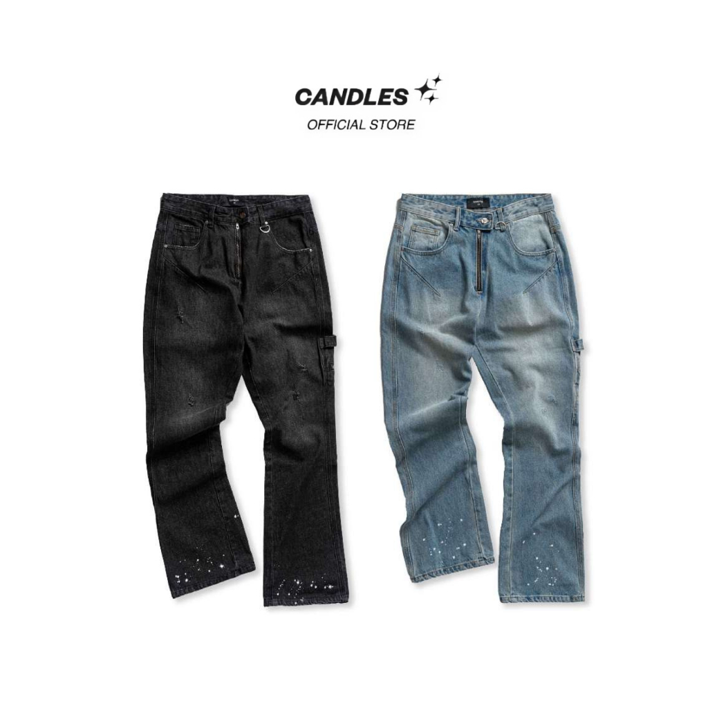 Quần Jeans Candles Nomand Straight Unisex