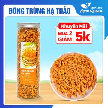 Đông trùng hạ thảo 100g, đông trùng khô, sợi to, vàng, thơm, trà đông trùng tốt cho sức khỏe