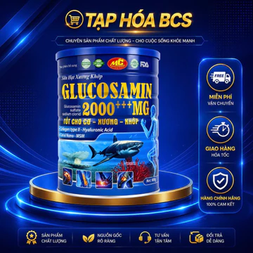 SỮA HẠT GLUCOSAMIN 2000+++ MG – DINH DƯỠNG XƯƠNG KHỚP CHO NGƯỜI TRƯỞNG THÀNH, TRUNG NIÊN VÀ CAO TUỔI