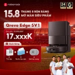 Roborock Qrevo Edge 5V1 robot hút bụi lau nhà | Giặt sấy giẻ | Lực hút 18.500 Pa | Bảo hành 2 năm — ảnh 1