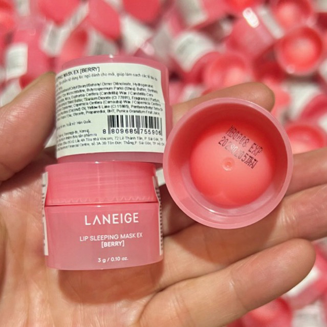 (date 2029, tem phụ cty, Bản HÀN) Mặt Nạ Ngủ Môi LANEIGE Lip Sleeping Mask 3g