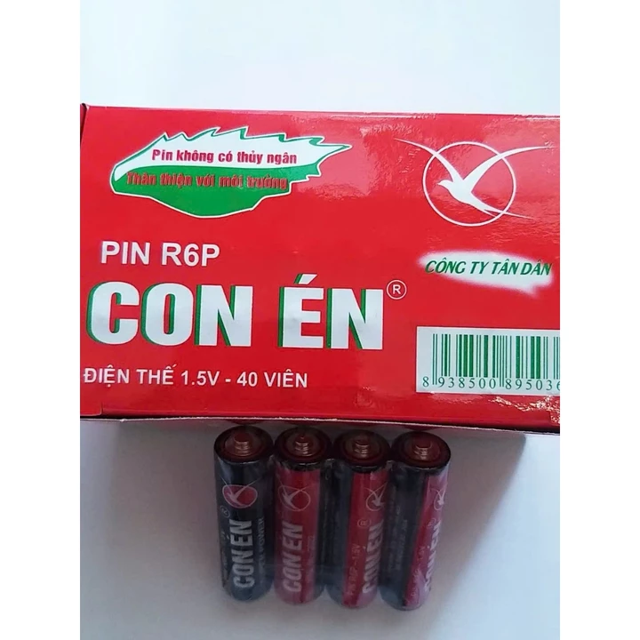 combo 40 viên Pin con én 1,5V , Pin AA lớn, Pin AAA bé, Pin tiểu, Pin đũa,lắpđiều khiển đồng đồ, đồ chơi- Chính Hãng