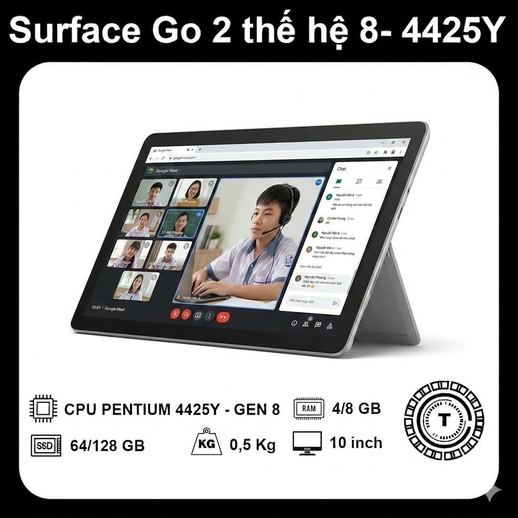 Microsoft Surface Go 2 – RAM 8GB/128GB – Chuẩn Zin Nhật, máy nhẹ viền mỏng sexy | BigBuy360 - bigbuy360.vn