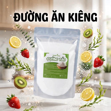 1kg Đường Tảo Trehalose Đường Ăn Kiêng Ít Ngọt Dịu Nhẹ Độ Ngọt Bằng Một Nửa (khoảng 45%) Đường Mía Sucrose