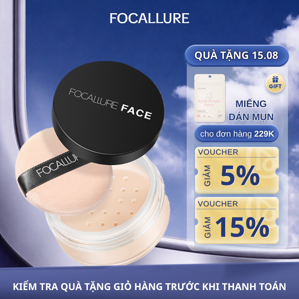 Phấn Phủ Kiềm Dầu Dạng Bột Focallure FA15 #03 Camel 7gr