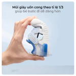 Giày tập đi cho bé hỗ trợ gót Katetu, bảo vệ bàn chân bẹt, thoáng khí, chống trơn trượt X4BEA28 — ảnh 3