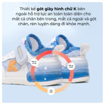 Giày tập đi cho bé hỗ trợ gót Katetu, bảo vệ bàn chân bẹt, thoáng khí, chống trơn trượt X4BEA28 — ảnh 2