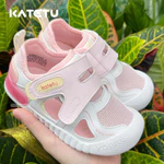 Giày tập đi cho bé hỗ trợ gót Katetu, bảo vệ bàn chân bẹt, thoáng khí, chống trơn trượt X4BEA28 — ảnh 6