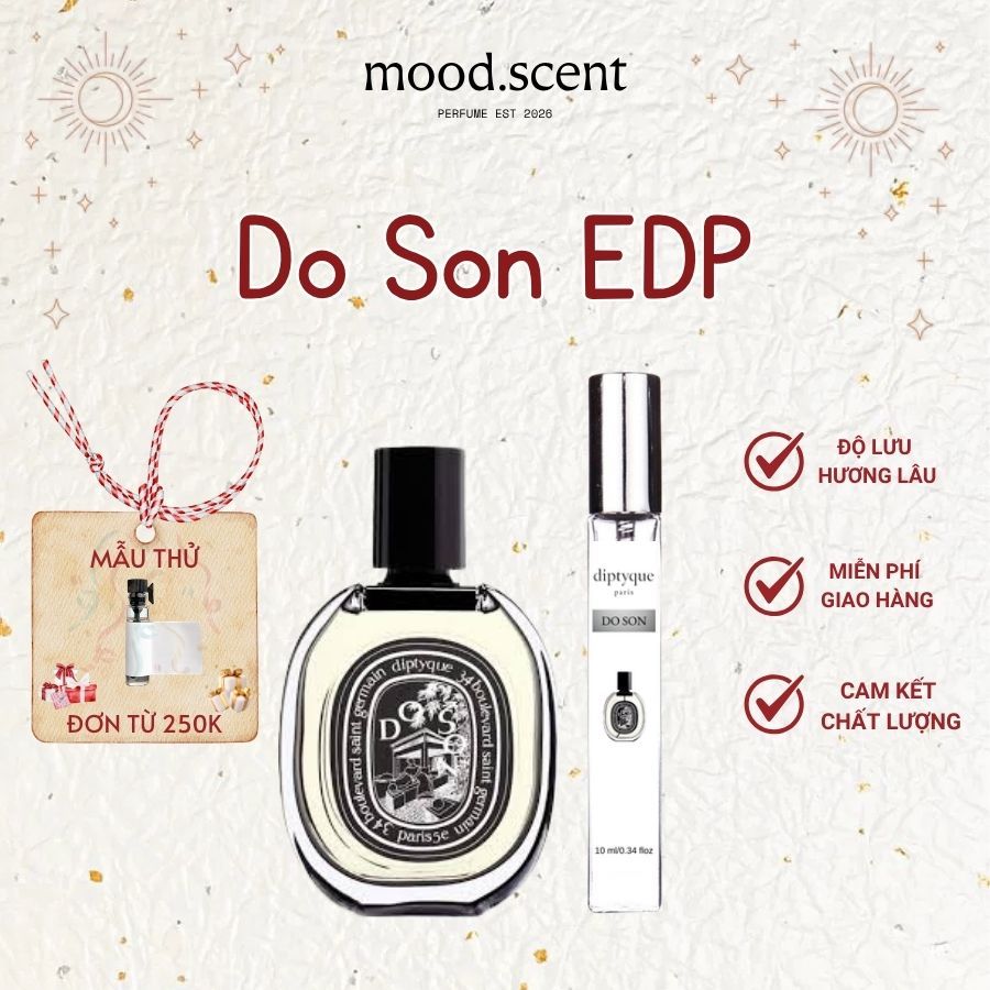 BST Nước Hoa Unisex Diptyque Fleur De Peau, L’Eau Papier, Orphéon, Do Son, Tam Dao MOOD SCENT, Nước Hoa Chiết 10ml | BigBuy360 - bigbuy360.vn