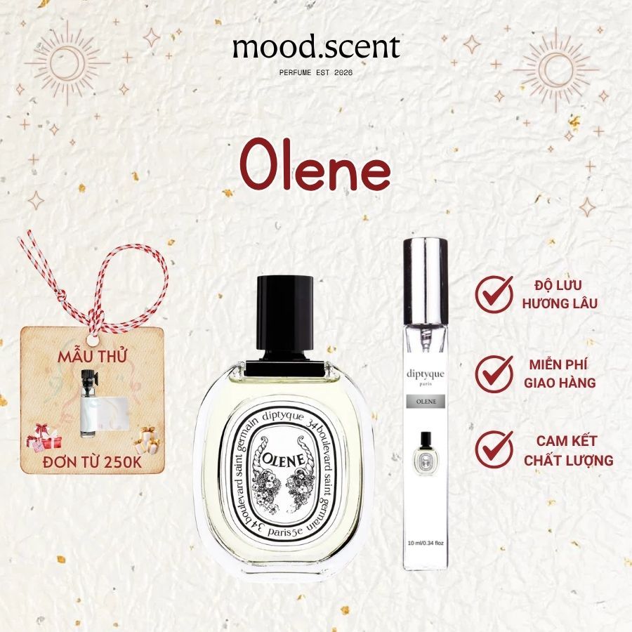 BST Nước Hoa Unisex Diptyque Fleur De Peau, L’Eau Papier, Orphéon, Do Son, Tam Dao MOOD SCENT, Nước Hoa Chiết 10ml | BigBuy360 - bigbuy360.vn