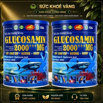 SỮA HẠT XƯƠNG KHỚP GLUCOSAMIN 2000+++ MG – BỔ SUNG DƯỠNG CHẤT CHO XƯƠNG KHỚP, PHÙ HỢP NGƯỜI TRUNG NIÊN VÀ CAO TUỔI