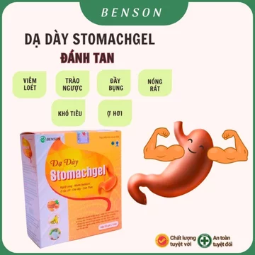 Dạ Dày Stomachgel - Giảm đau dạ dày, trào ngược dạ dày, ợ chua, ợ nóng, khó tiêu đầy bụng do viêm loét dạ dày