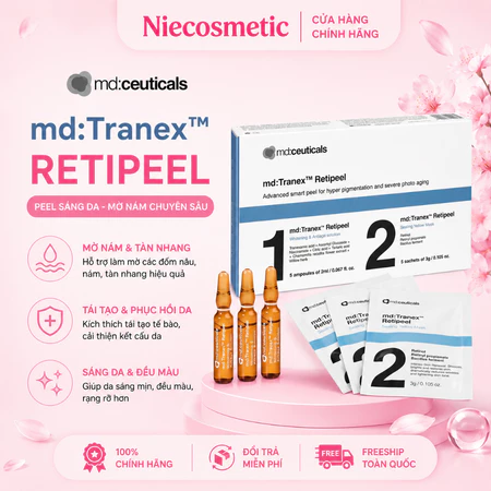 1 set Thay da sinh học chuyên nghiệp MD TRANEX Retipeell