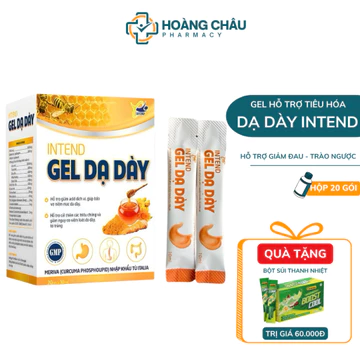 Gel Dạ Dày Intend Premium – Hỗ Trợ Giảm Đau Dạ Dày, Trào Ngược, Bảo Vệ Niêm Mạc Dạ Dày | Hộp 20 Gói