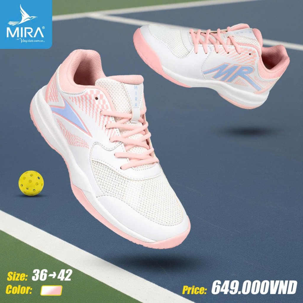 [Giao hỏa tốc] Giày Pickleball / Tennis Mira F-STARTS - Giày Thể Thao Nam Nữ