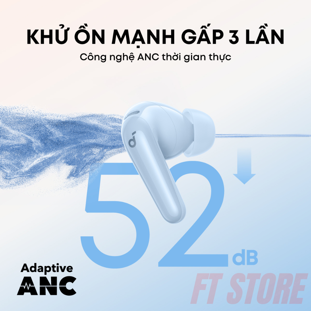 Tai Nghe Lẻ Tai Trái  Anker Soundcore R60i NC | ANC -52dB, Hi-Res LDAC, 6 Mic AI, Bluetooth 5.4, IP55 | BigBuy360 - bigbuy360.vn