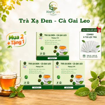 [ Mua 2 tặng 1] Trà Thảo Mộc Xạ Đen Cà Gai Leo – Hỗ trợ mát gan, giảm nóng trong, thanh lọc cơ thể