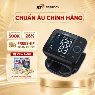 Máy đo huyết áp cổ tay BEURER BC54 điện tử kết nối bluetooth cao cấp GermanySNT 160149