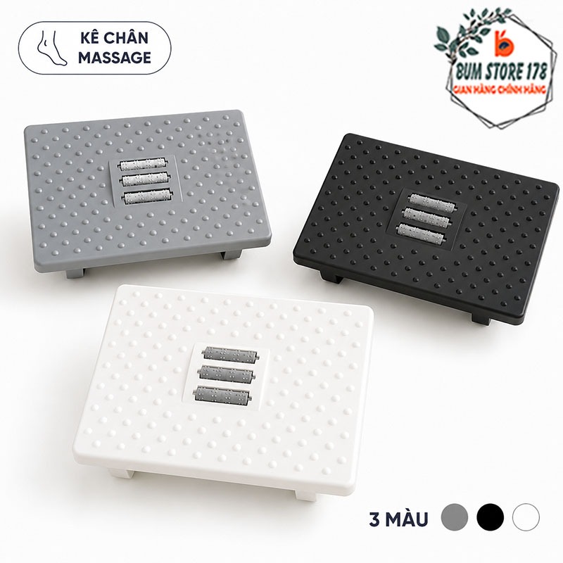 Ghế Kê Chân Công Thái Học Văn Phòng, Ghế Gác Chân Massage Dùng Dưới Bàn Làm Việc | BigBuy360 - bigbuy360.vn