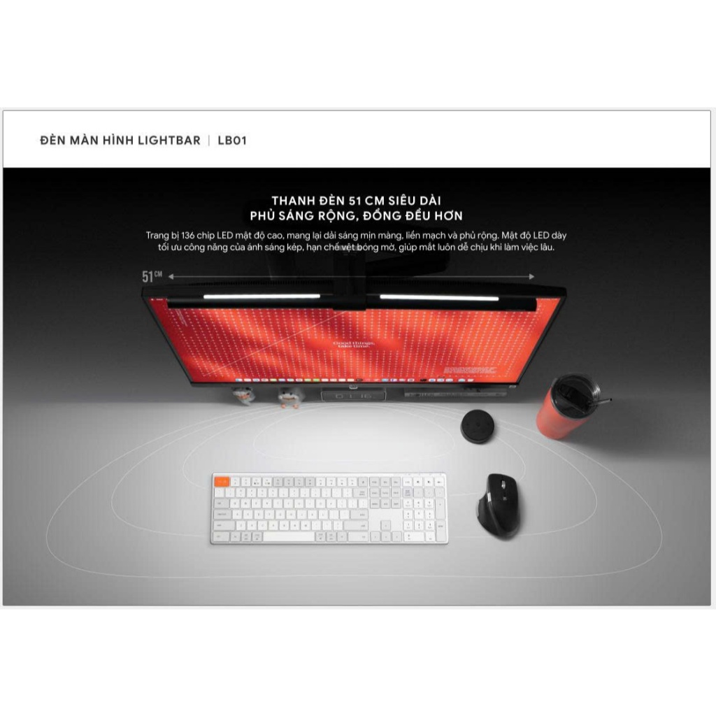 Đèn bàn LED HyperWork Luna DL01/ LB01/ DL02 - Hàng Chính Hãng | BigBuy360 - bigbuy360.vn