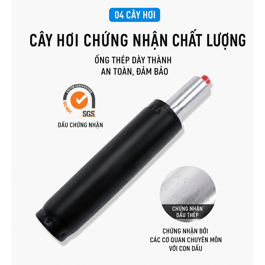 Ghế công thái học NOVA, ghế văn phòng lưng lưới cao cấp, nâng đỡ cột sống, xoay 360° | BigBuy360 - bigbuy360.vn