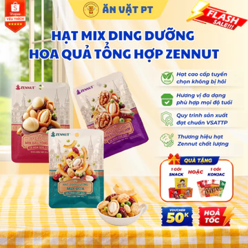 (Hạt Cao Cấp) Hạt Dinh Dưỡng Mix Hoa Quả Tổng Hợp Zennut Thơm Ngon Bổ Dưỡng
