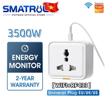 SMATRUL 16A/20A Ổ cắm Tuya wifi thông minh đo điện năng tiêu thụ ổ cắm hẹn giờ