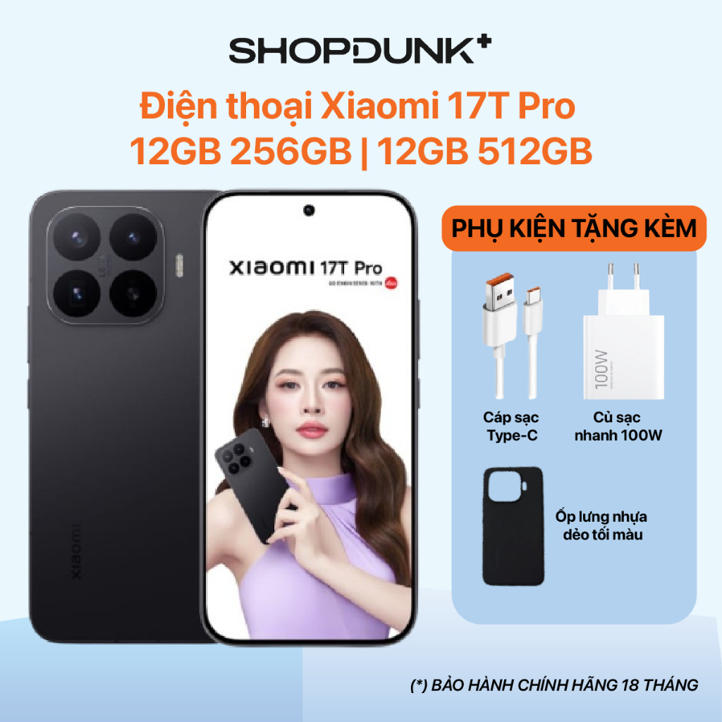 Điện thoại Xiaomi 17T Pro | 12GB+256GB | 12GB+512GB | Bảo Hành Chính Hãng