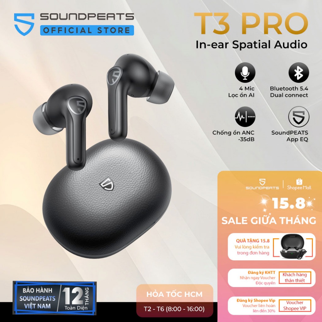 Tai nghe SoundPEATS T3 Pro