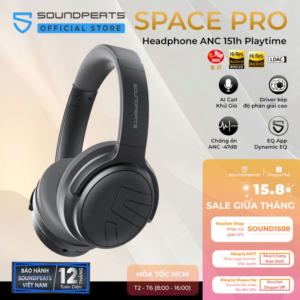 Tai nghe SoundPEATS Space Pro