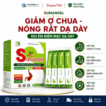[Chính Hãng] Gel dạ dày SUMANGEL giảm viêm loét dạ dày,tá tràng trào ngược acid dịch vị dạ dày, giảm đau vùng thượng vị