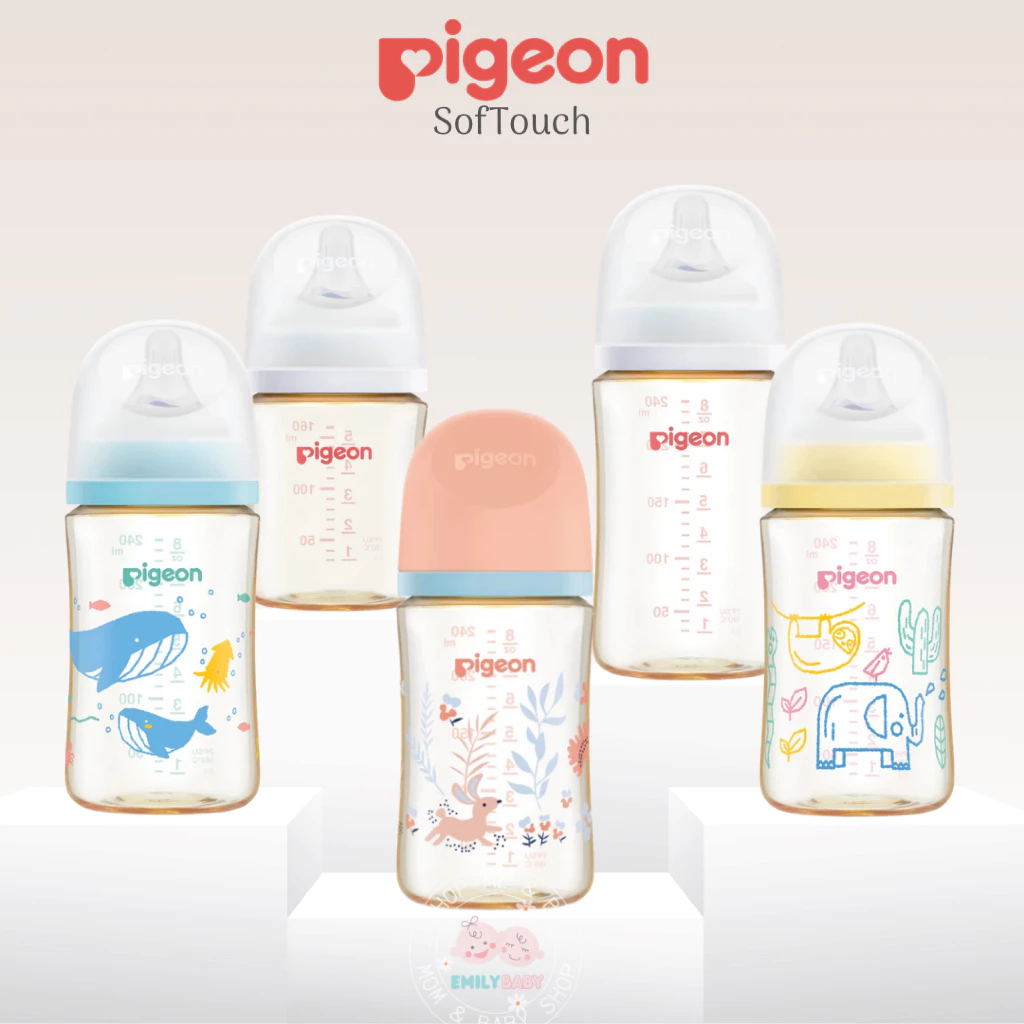 Bình Sữa Pigeon PPSU SofTouch 160ml/240ml