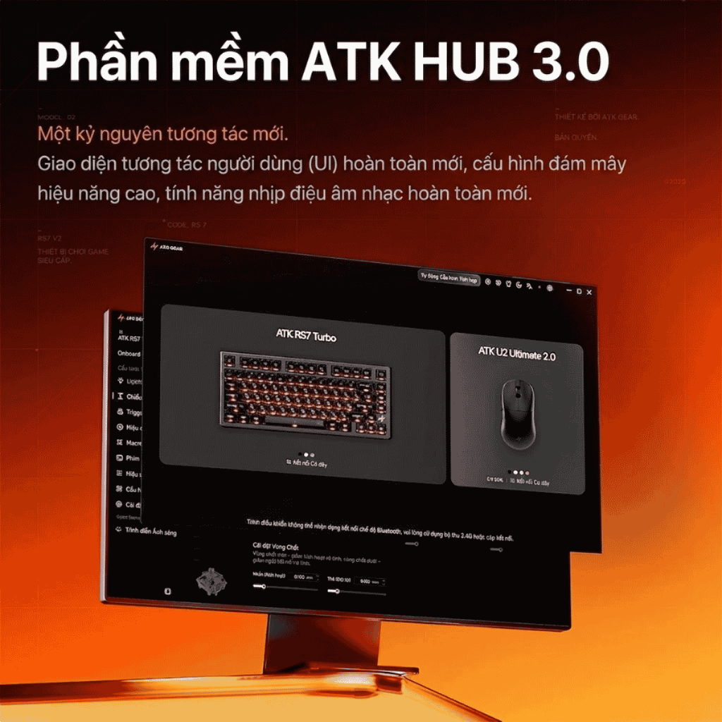 [CHÍNH HÃNG] Bàn phím cơ ATK RS7 Turbo HE RGB Hotswap Rapid Trigger (Magnetic Switch) - Bảo hành 12 tháng | BigBuy360 - bigbuy360.vn