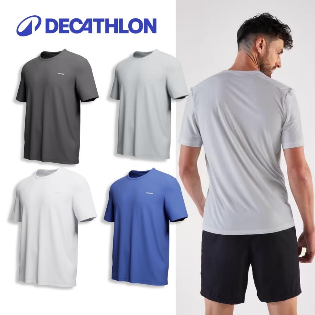 Áo thun thể thao nam DECATHLON run dry chuyên chạy bộ, nhanh khô