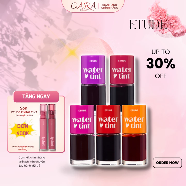 Son Tint 6 Màu Trái Cây Etude Dear Darling Water Tint 9.5g