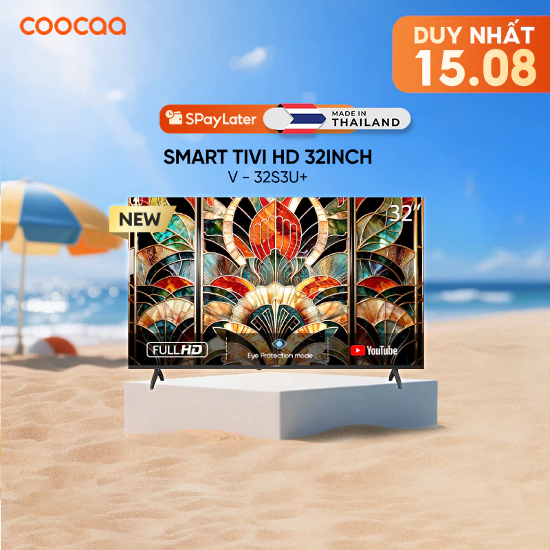 Smart Tivi HD Coocaa 32 Inch Wifi - Model 32S3U+