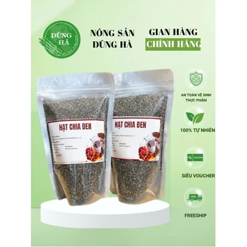 Hạt Chia Đen/ Hạt Chia Xá [TẶNG TÁO ĐỎ] túi 500gr Chất Lượng Chuẩn Nhập Khẩu