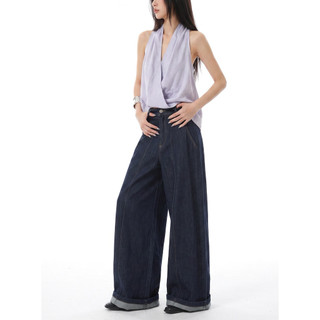 Quần jean xanh navy