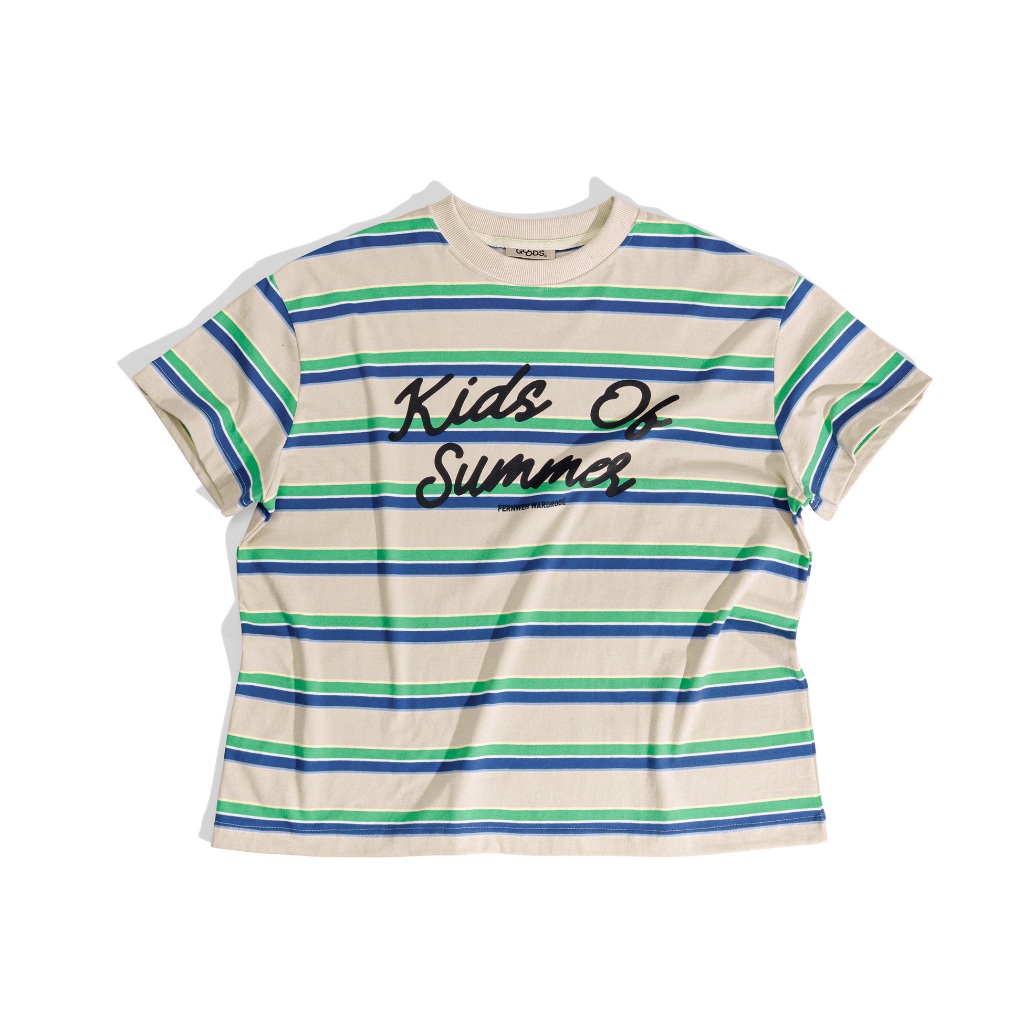 FW.GOODS - SS26 Striped Multicolor T-Shirt Form Regular Fit - Áo thun sọc tay ngắn nam nữ | BigBuy360 - bigbuy360.vn