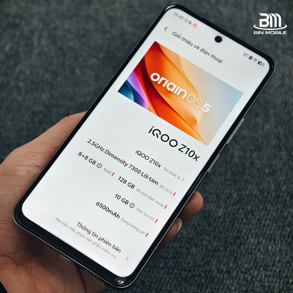 IQOO Z10x Likenew 8/128 Máy đẹp Kèm Phụ Kiện| Dimensity 7300. | BigBuy360 - bigbuy360.vn