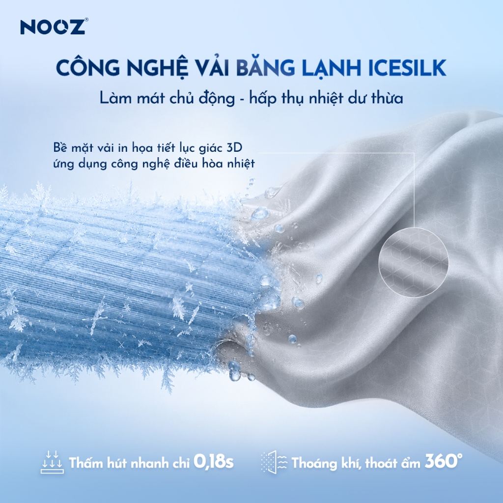 Chăn Lạnh NOOZ Icesilk N5 Chăn Mùa Hè Mát Lạnh Công Nghệ Làm Mát Tức Thì NOOZ Home Goods Bedding | BigBuy360 - bigbuy360.vn