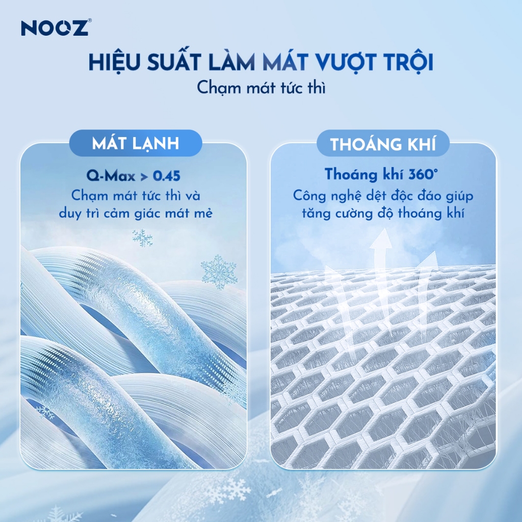 Chăn Lạnh NOOZ Icesilk N5 Chăn Mùa Hè Mát Lạnh Công Nghệ Làm Mát Tức Thì NOOZ Home Goods Bedding | BigBuy360 - bigbuy360.vn