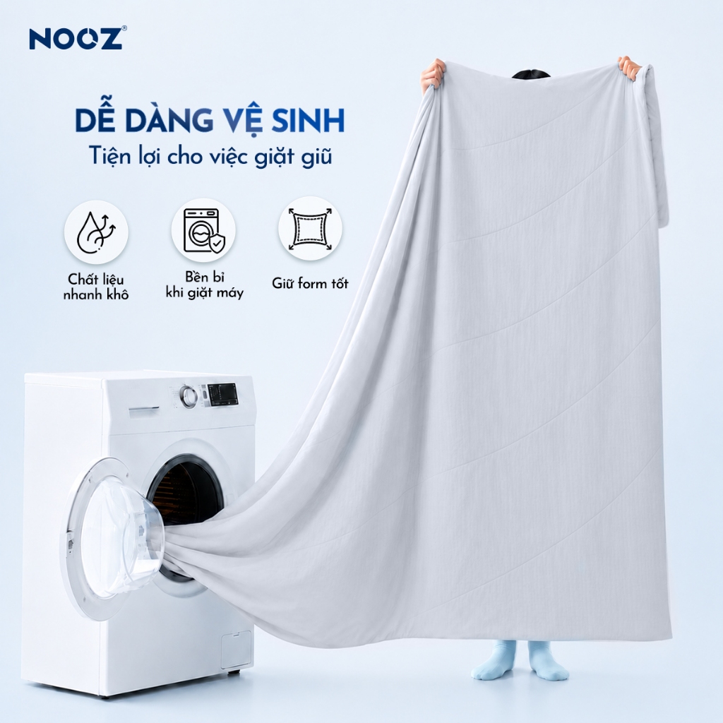 Chăn Lạnh NOOZ Icesilk N5 Chăn Mùa Hè Mát Lạnh Công Nghệ Làm Mát Tức Thì NOOZ Home Goods Bedding | BigBuy360 - bigbuy360.vn